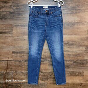 Madewell Jeans Size 28 Skinny 9" High Rise Tummy Control Creston Wash J4624
